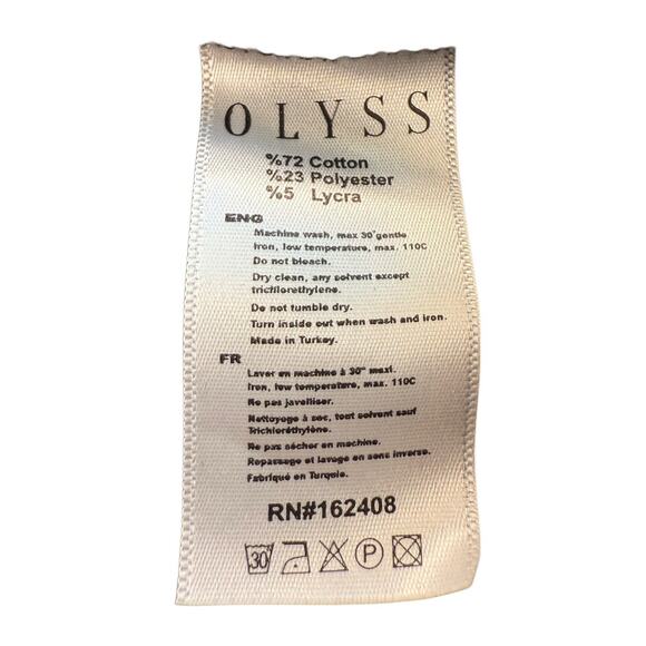 OLYSS NYC‎ Artsy Streetwear Hooded Zip Dress Punk Goth Embellished Edgy Jewels S - Picture 10 of 10